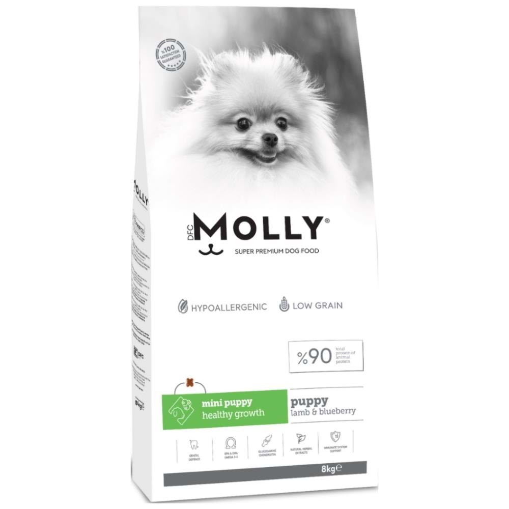 Molly Kuzu Etli 8 kg Küçük Irk Yavru Köpek Maması