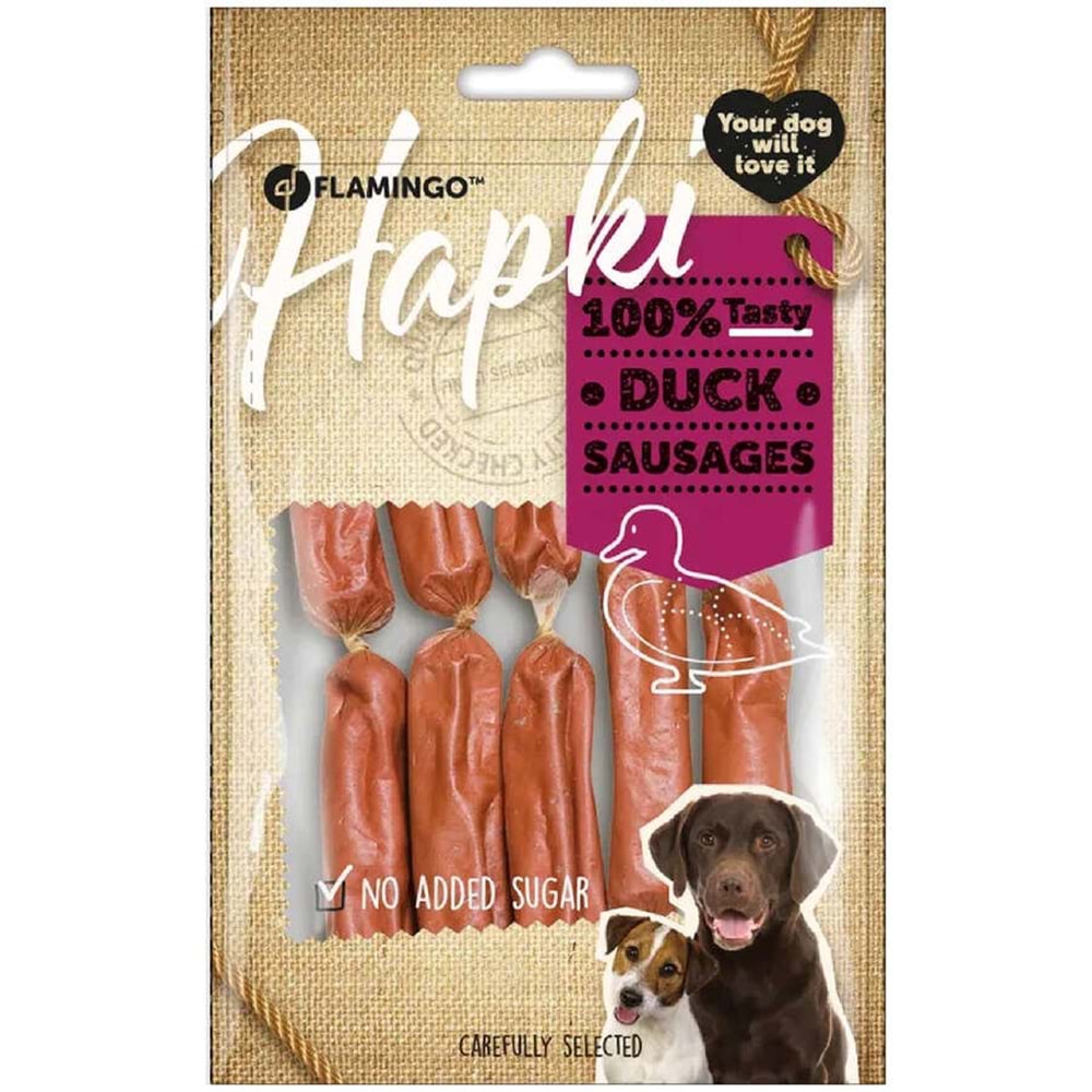 Flamingo Duck Snack Ördekli Sosis Köpek Ödülü 85gr