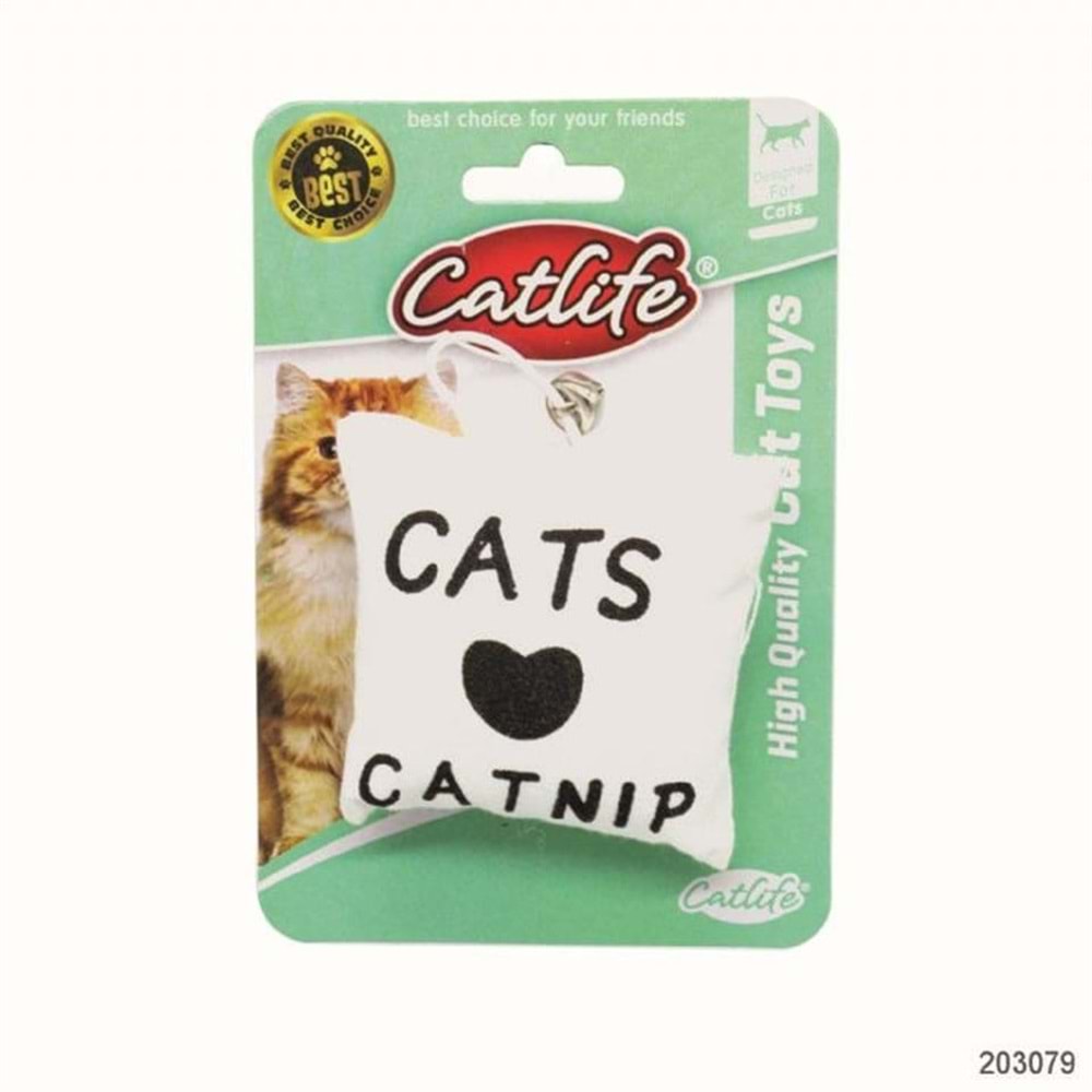 Catlife Zilli Catnipli Yastık Kedi Oyuncağı
