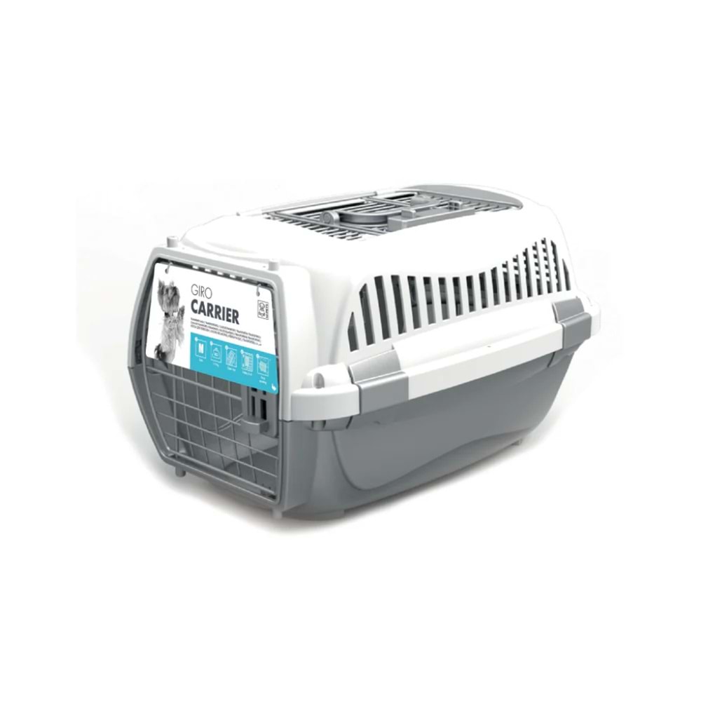 M-Pets Giro Carrier Kedi Köpek Taşıma Çantası Small Bej-Beyaz