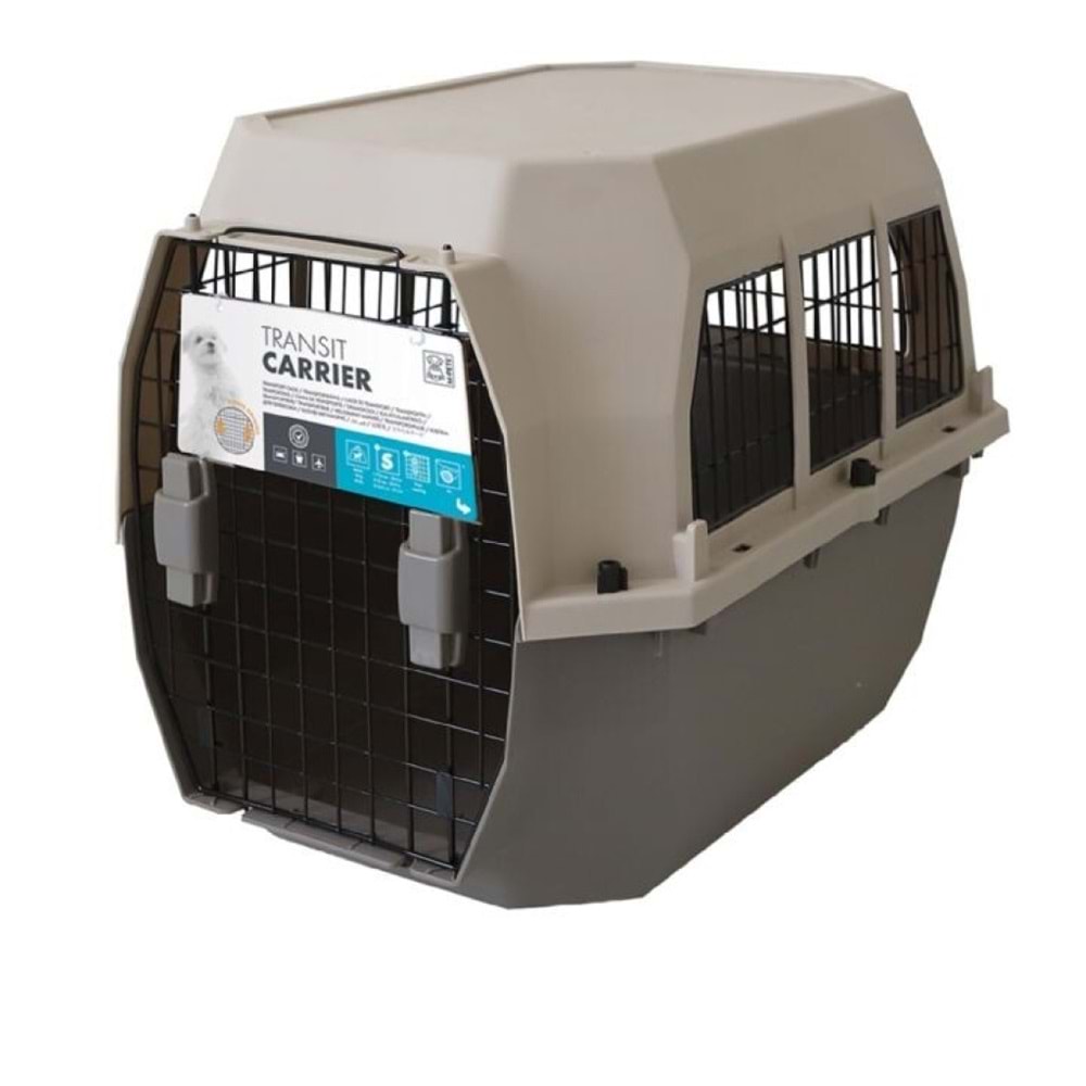 M-Pets Transit Carrier Lata Köpek Taşıma Çantası 60x40x33cm (Kahverengi) [S]