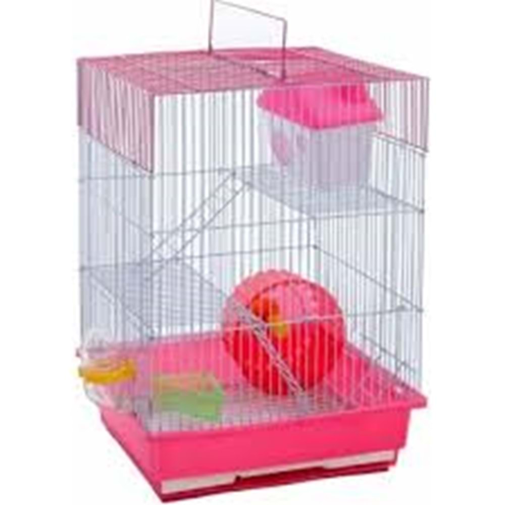 Nanbell Hamster Gonzales Kafesi 40X26X39 cm