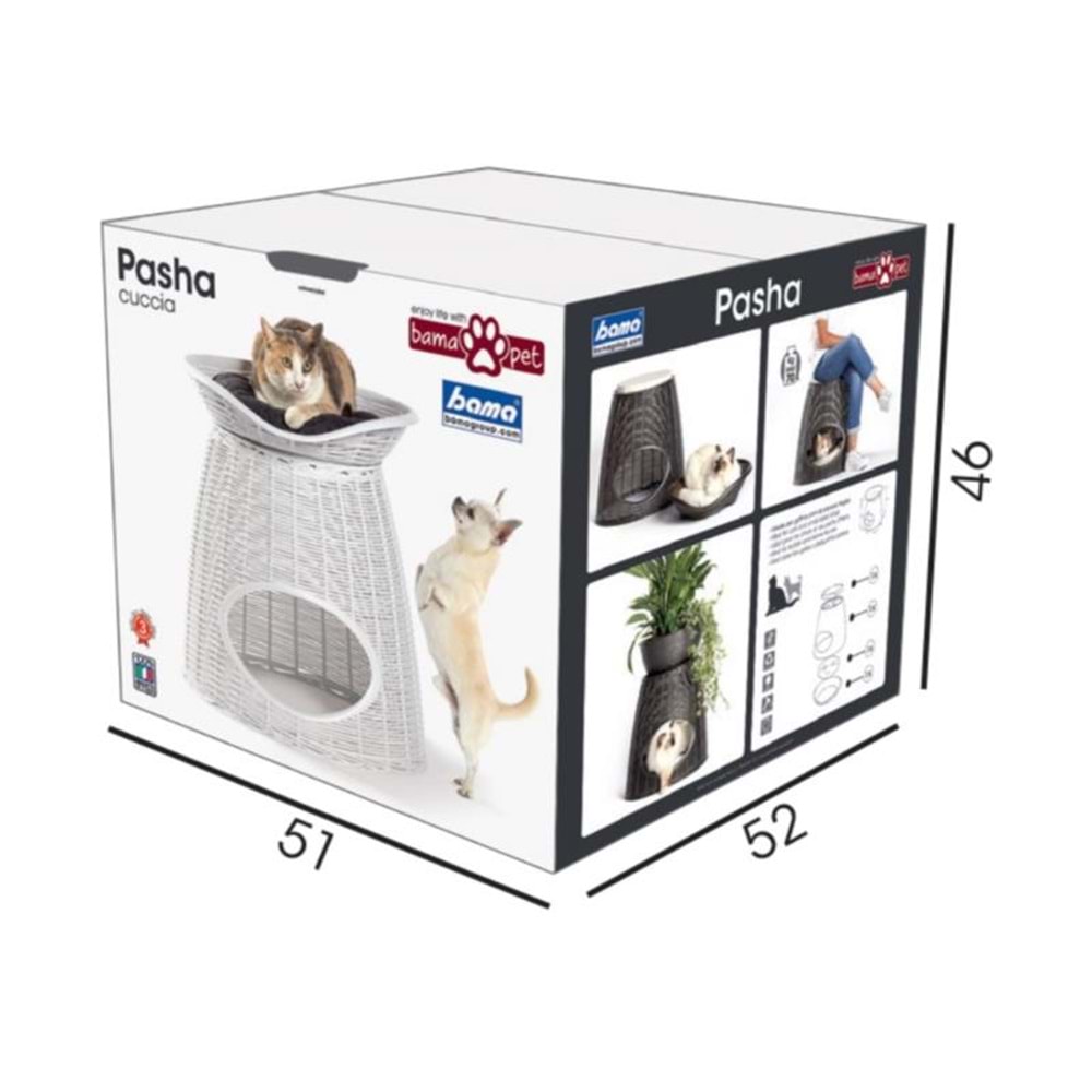 Bama Pasha Kedi Evi 52*50*46/55h