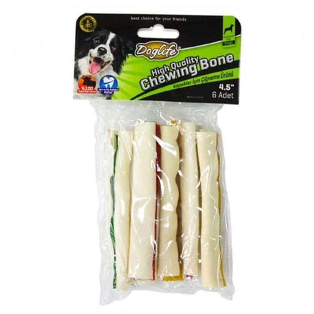 DOGLİFE RENKLİ SARMA ÇUBUK 7GR/AD.6LI