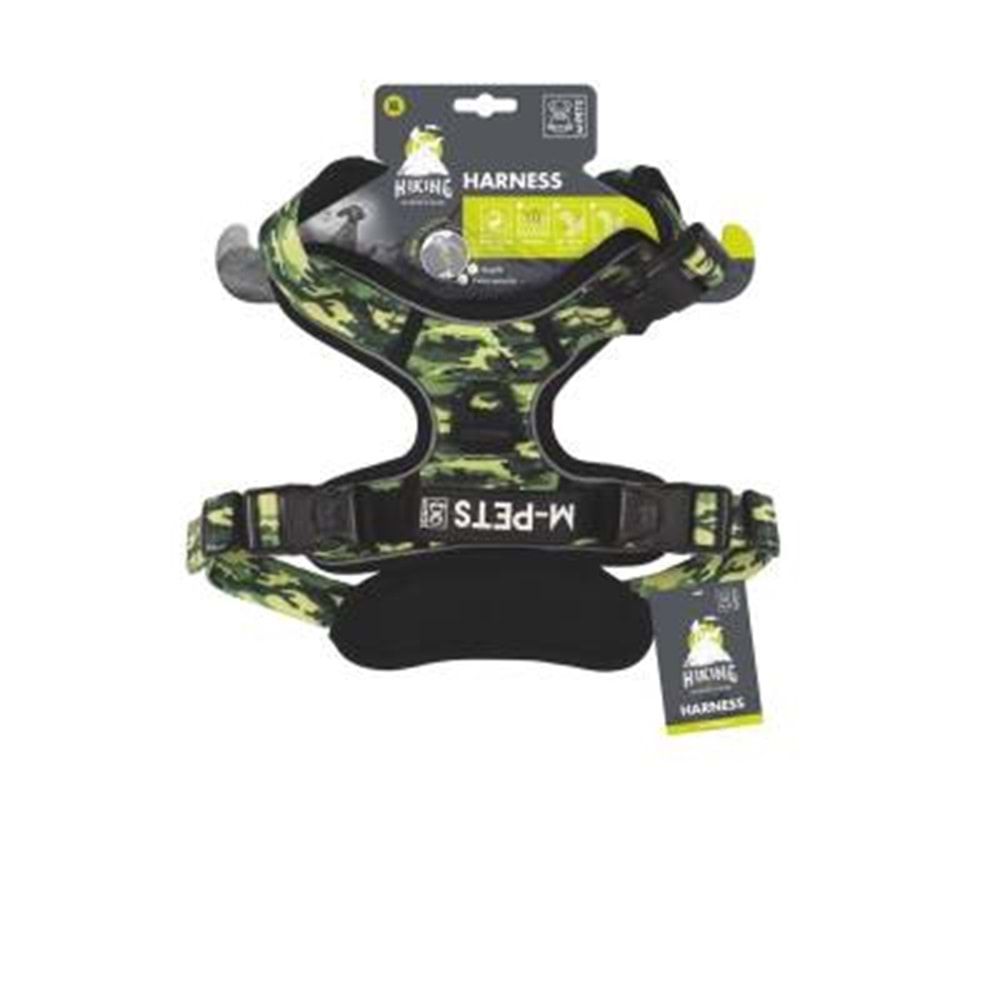 M-Pets Hiking Reflektörlü Soft Sırt Tasması 2,5x50-110cm (Kamuflaj) [XL]
