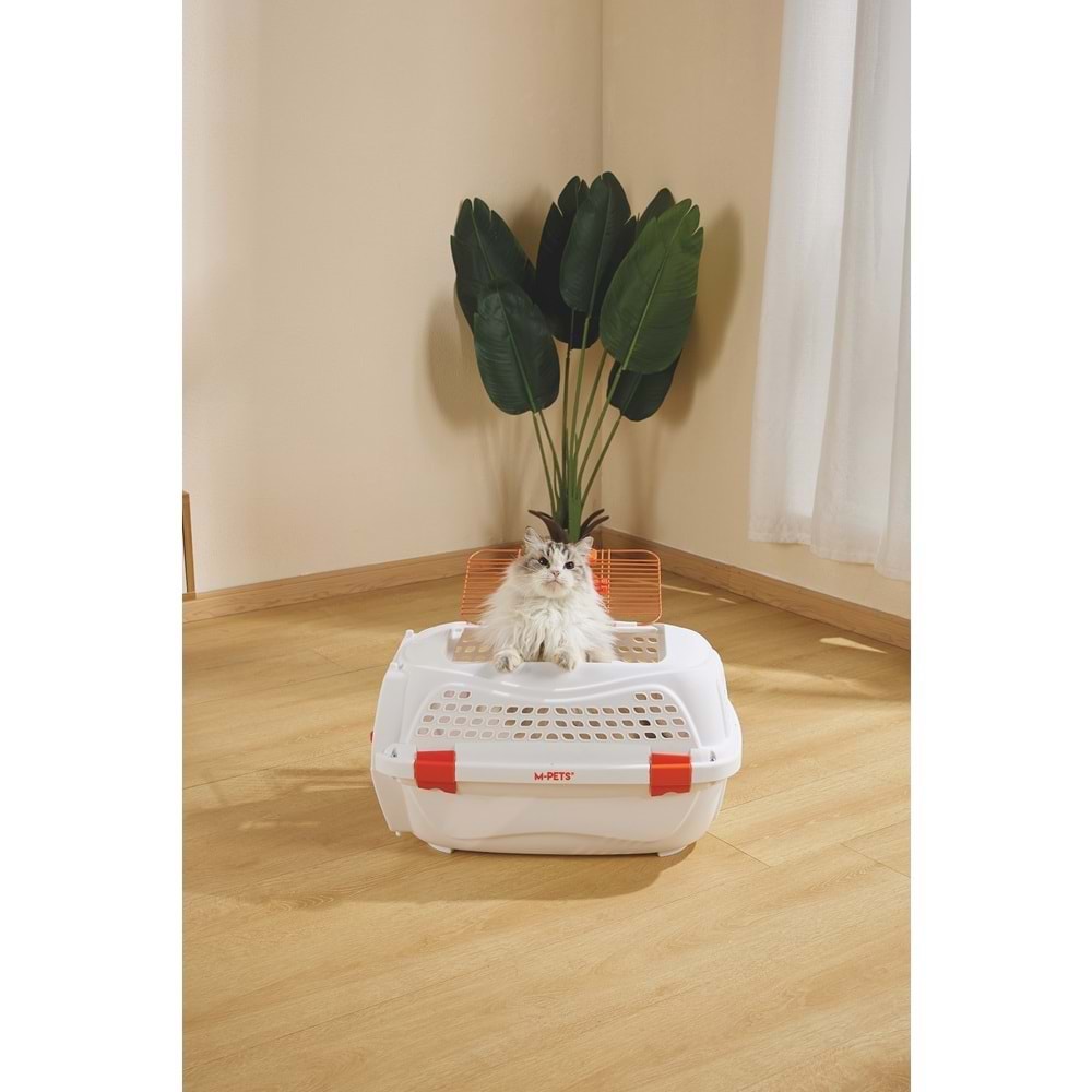 M-Pets Eco Giro Carrier Köpek Taşıma Çantası 51,6x32,7x29,6cm (Beyaz) [M]