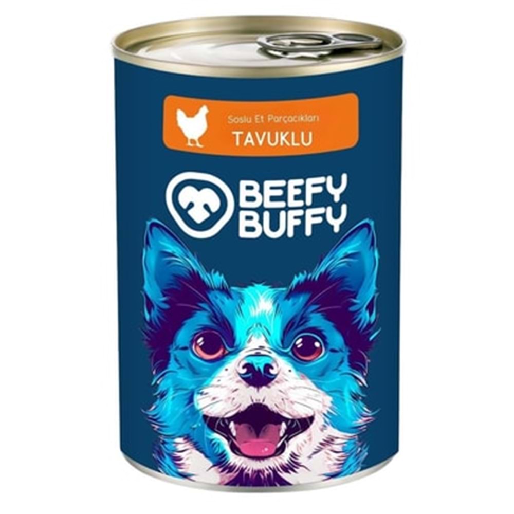 Beefy Buffy Yoğun Tavuk İçerikli Köpek Konservesi 415 Gr
