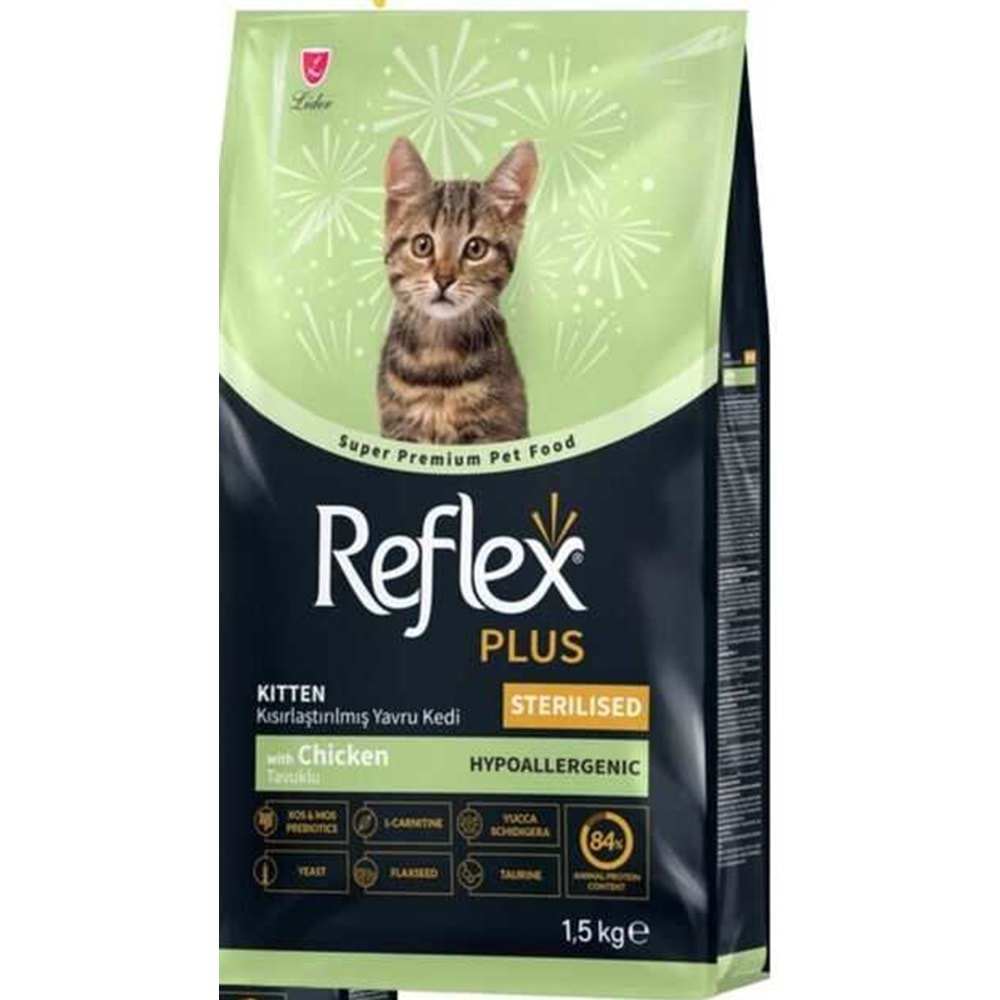 Reflex Plus Kitten Sterilised Chicken 1,5 KG