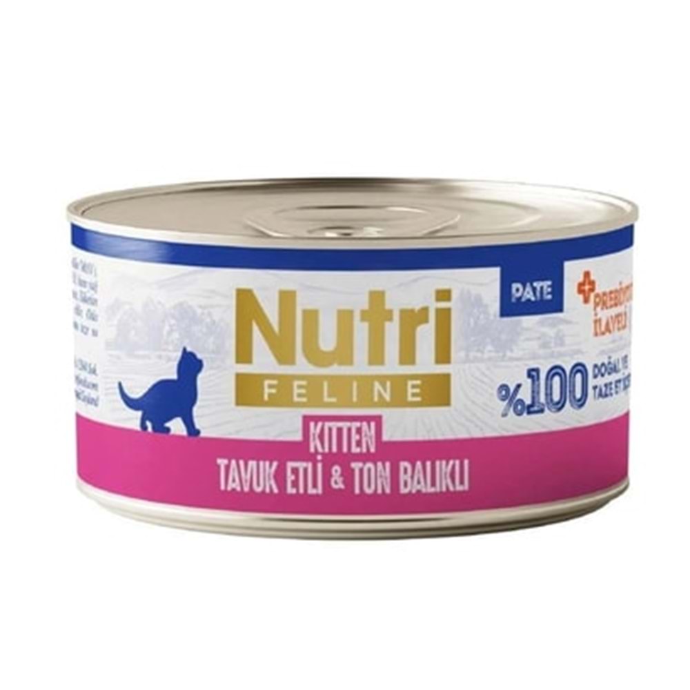 Nutri Feline Kitten Tahılsız Yavru Kedi Konservesi 70 Gr