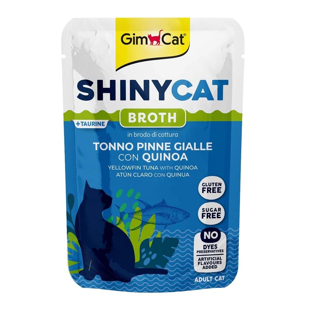 Gimcat Shinycat Yellowfin Tuna Sarı Yüzgeçli Tonlu Pouch Mama 70 gr