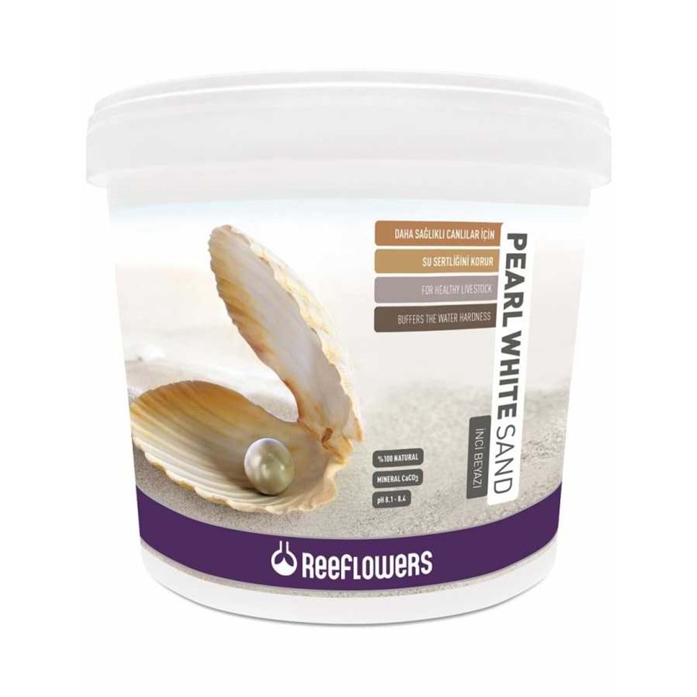 ReeFlowers Pearly White Sand Akvaryum Kumu 7Kg 0,5-1 mm