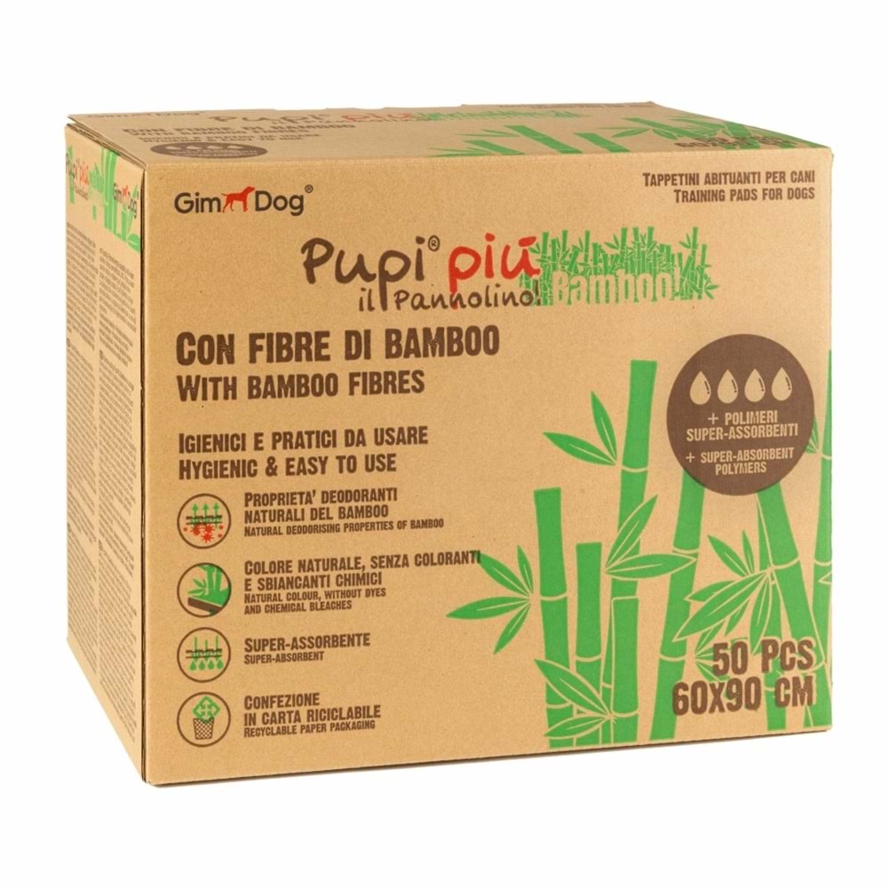 Gimdog Bamboo Çiş Pedi 60x90cm 50li Paket