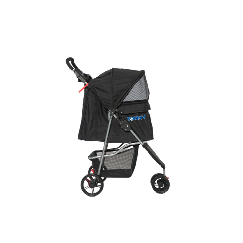 Tommy Evcil Hayvan Arabası Siyah 81*45.5*101cm Max 15kg