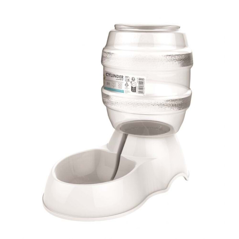 M-Pets Cylinder Kedi ve Köpek Hazneli Su Kabı 3,5lt