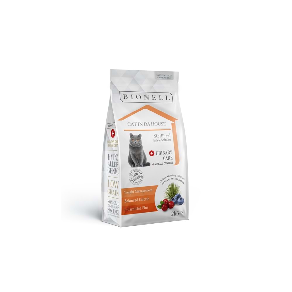 Bionell Sterilised Somonlu Kedi Maması 2 kg
