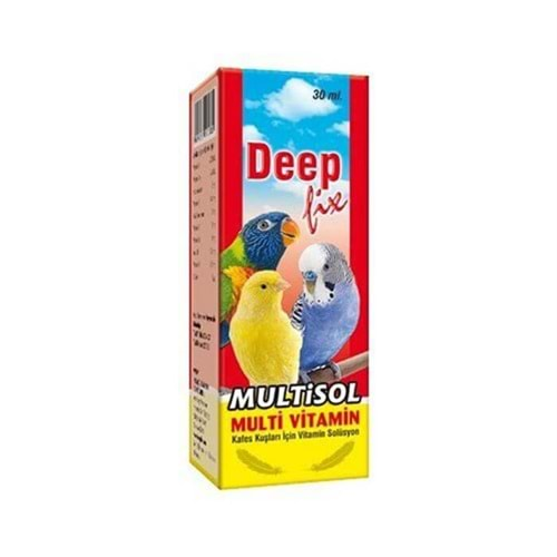 Deep Multisol Kuş Vitamin 30 ml