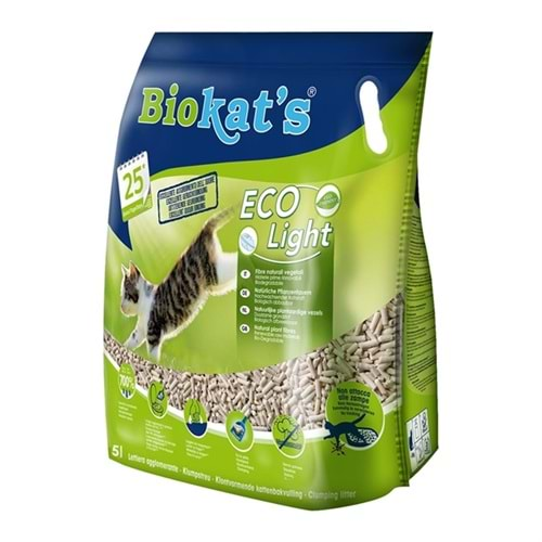 Biokat'S Pelet Kedi Kumu Eco Light 5Lt