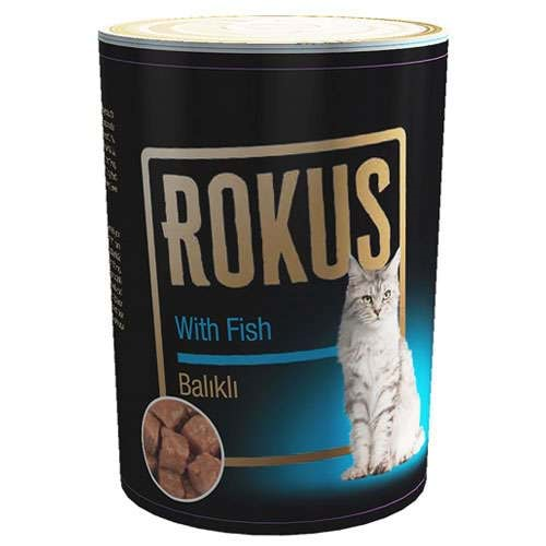 Rokus Balıklı Kedi Konservesi 410 Gr.