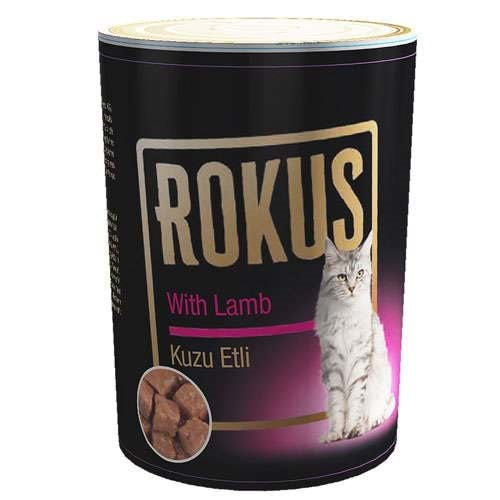 Rokus Kuzu Etli Kedi Konservesi 410 Gr.