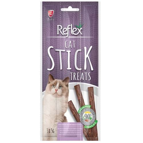 Reflex Stick Kümes Hayvanı Ve Kızılcık Kedi Ödül Çubuğu 3X5Gr