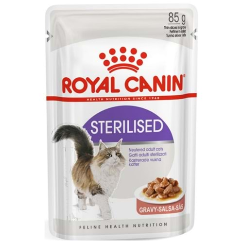 Royal Canin Gravy Kısırlaştırılmış Yetişkin Kedi Konservesi 85Gr