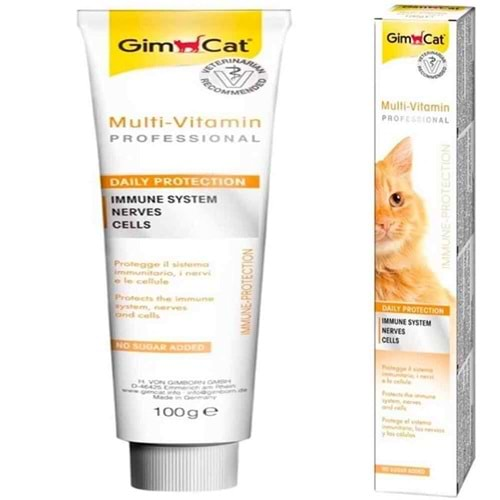 Gimcat Kediler İçin Multivitamin Macunu 100Gr