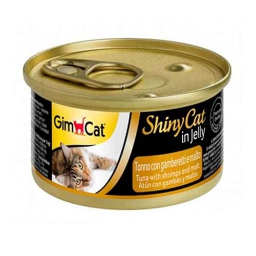 Gimcat Shinycat Ton Balığı Karides Ve Malt Özlü Kedi Konservesi 70Gr