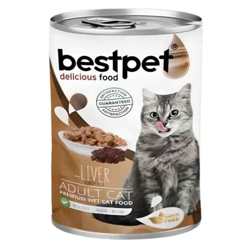 Bestpet Parça Etli Ve Ciğerli Yetişkin Kedi Konservesi 400Gr