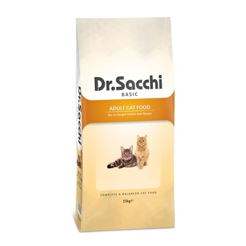 Delıst- Dr.Sacchi Tavuklu Yetişkin Kedi Maması 15Kg