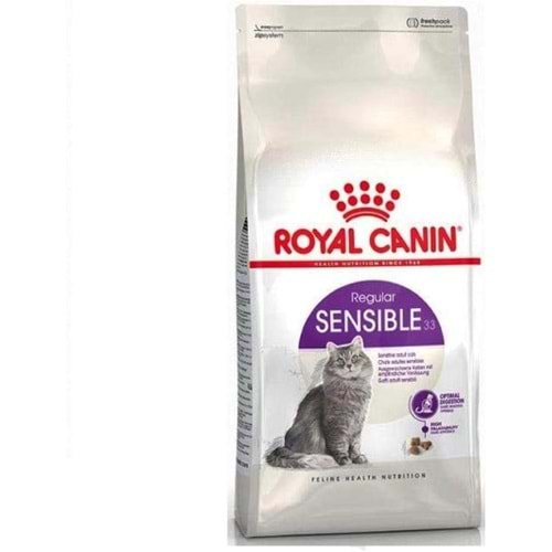 Royal Canin Sensible 33 Hassas Sindirim Sistemi Olan Kediler İçin Yetişkin Kedi Maması 2Kg