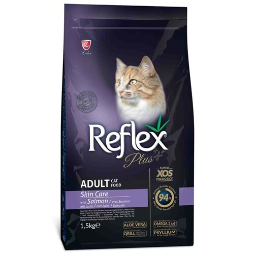 Reflex Plus Adult Cat Skin Care Salmon 1,5Kg