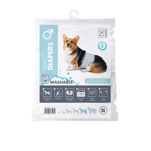 10169799 M-Pets Erkek Köpekler İçin Yıkanabilir Külot (Xl)