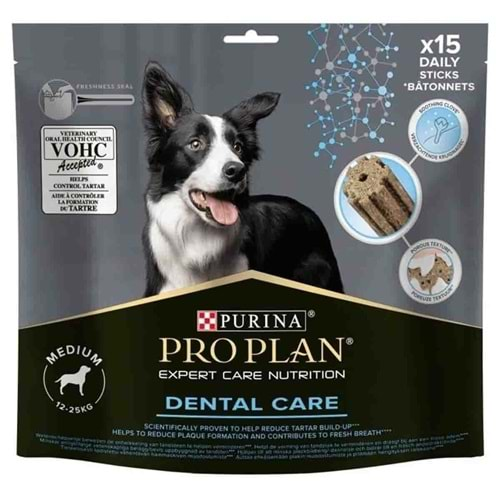 Proplan Medium Breed Dental Care 15 Sticks Köpek Ödülü