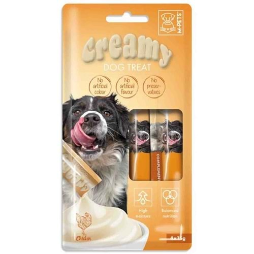 19039499 M-Pets Köpek Ödülü Creamy Tavuklu 4X15Gr