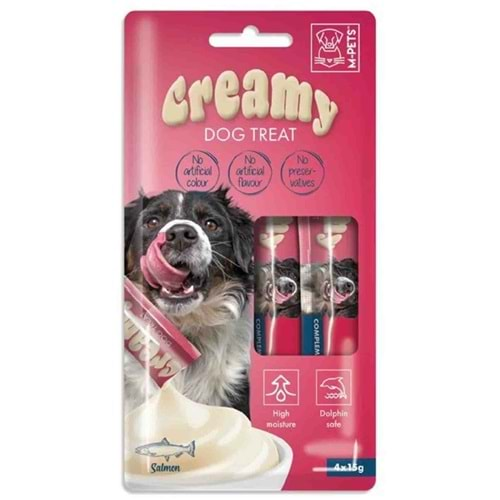 19039699 M-Pets Köpek Ödülü Creamy Somon Balıklı 4X15Gr