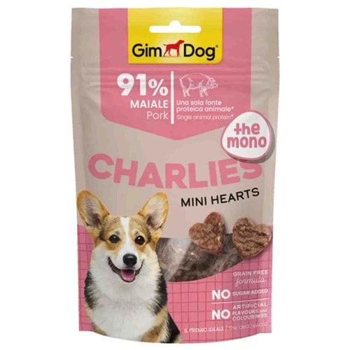 Gimdog Charlies The Mono Mini Hearts Domuz Etli Köpek Ödülü 70Gr