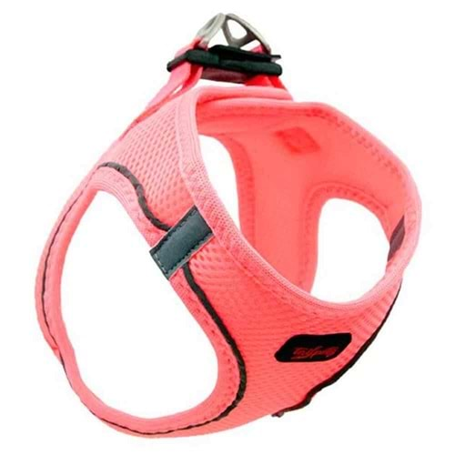 Tailpetz Air Mesh Harness Neon Pembe Köpek Göğüs Tasması 2Xs