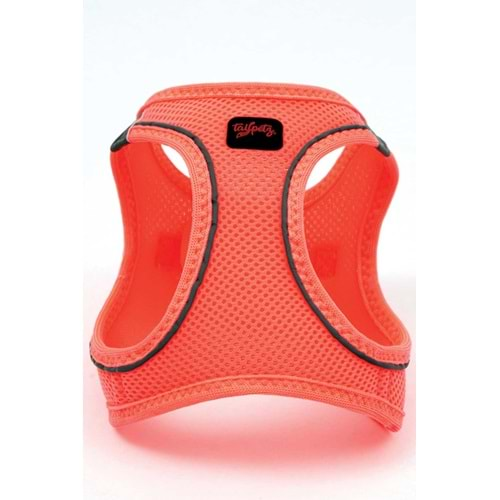 Tailpetz Air Mesh Harness Neon Pembe Köpek Göğüs Tasması Xs