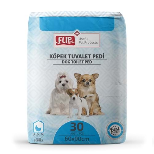 Flip Yavru Köpekler İçin Çiş Eğitim Pedi 60X90Cm (30'Lu)