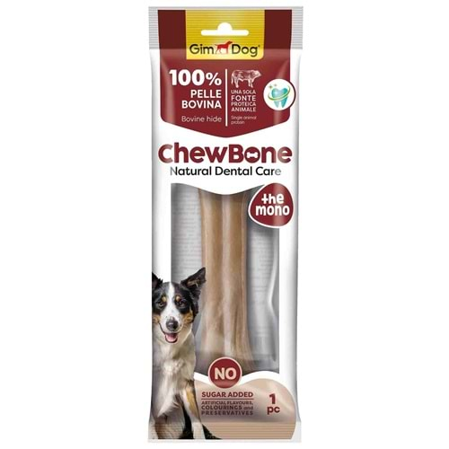 Gimdog Chew Bones Press Köpek Çiğneme Kemiği 8’’ 150 Gr 1Li Naturel