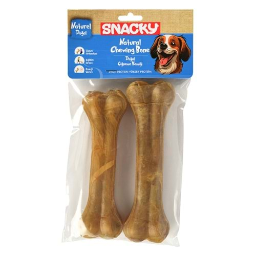 Snacky Natural Köpek Çiğneme Kemiği 15 Cm 2'Li