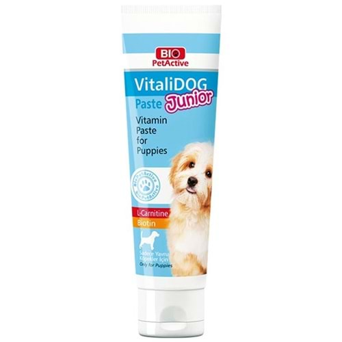 Bio Petactive Vitalidog Yavru Köpek Gelişim Destekleyeyici Multivitamin Paste 100Ml