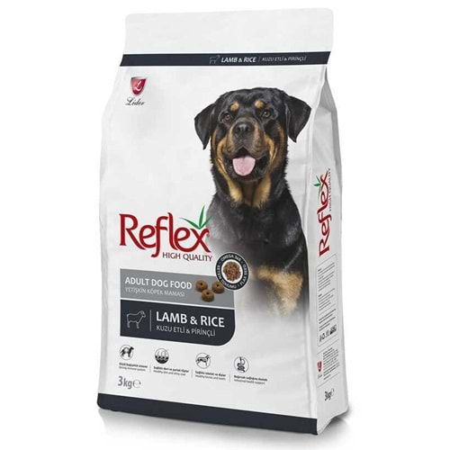 Reflex Kuzu Eti Ve Pirinçli Yetişkin Köpek Maması 3Kg