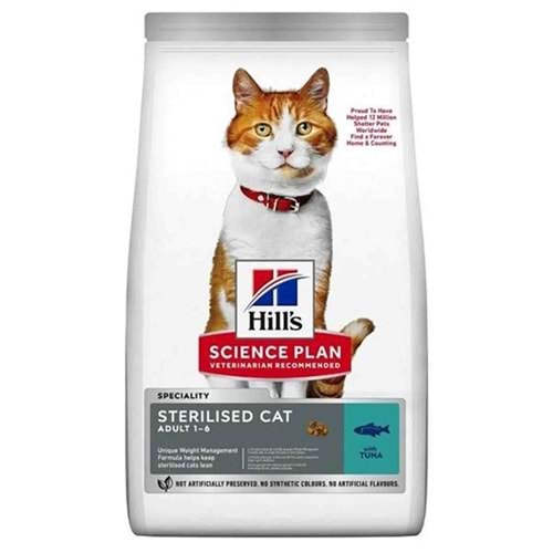 Hills Ton Balıklı Kısırlaştırılmış Kedi Maması 3Kg