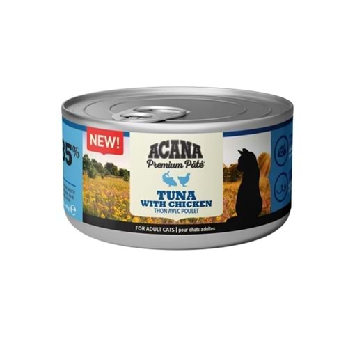 ACANA TAVUKLU@TUNA BALIKLI KEDİ KONSERVESİ 85 GR