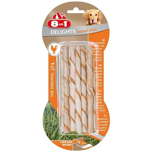 8in1 Delight Bones Köpekler İçin Ödül Çubuğu 10 Adet