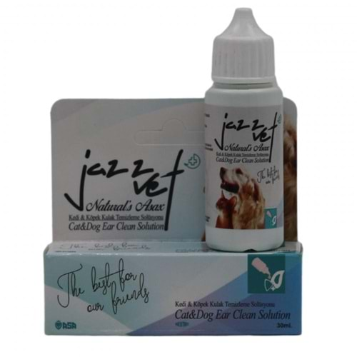 JazzVet Kulak Temizleme Solüsyonu 30ml