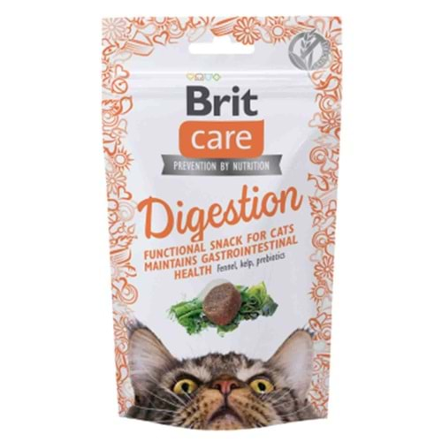 Brit Care Snack Digestion Sindirim Sistemi Düzenleyici Kedi Ödül Maması 50gr