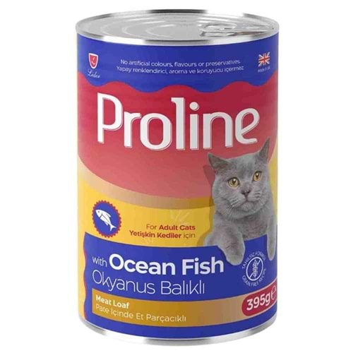 PROLİNE PATE İÇİNDE ET PARÇACIKLI OKYANUS BALIKLI YETİŞKİN KEDİ MAMASI 395G