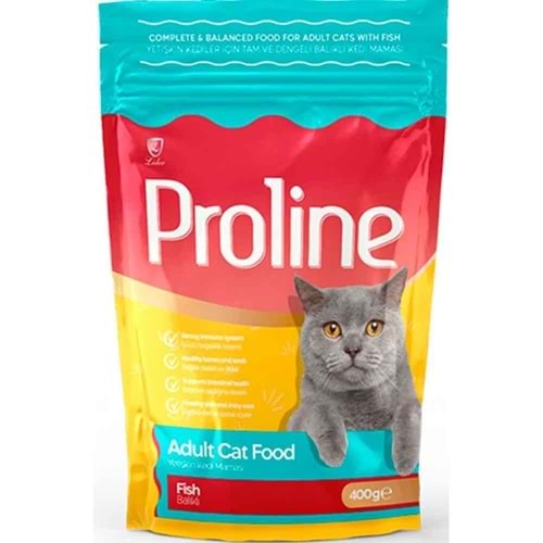 PROLİNE ADULT CAT FOOD FISH AND RICE 400GR